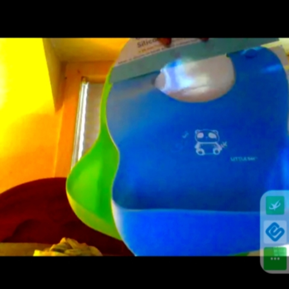 Set of 2 Silicone Baby Bibs
